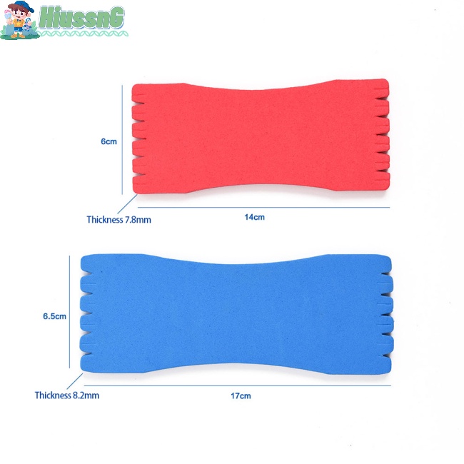 Set 10 Tấm Xốp Eva Gọn Nhẹ Cố Định Dây Câu Cá 14cm / 17cm