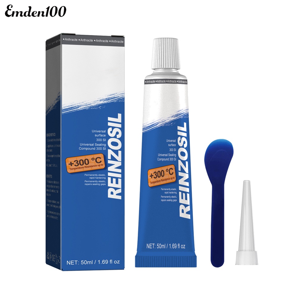 1 Bộ Keo Dán Niêm Phong Cách Động Cơ Xe Hơi Chịu Nhiệt Độ Cao 50ml
