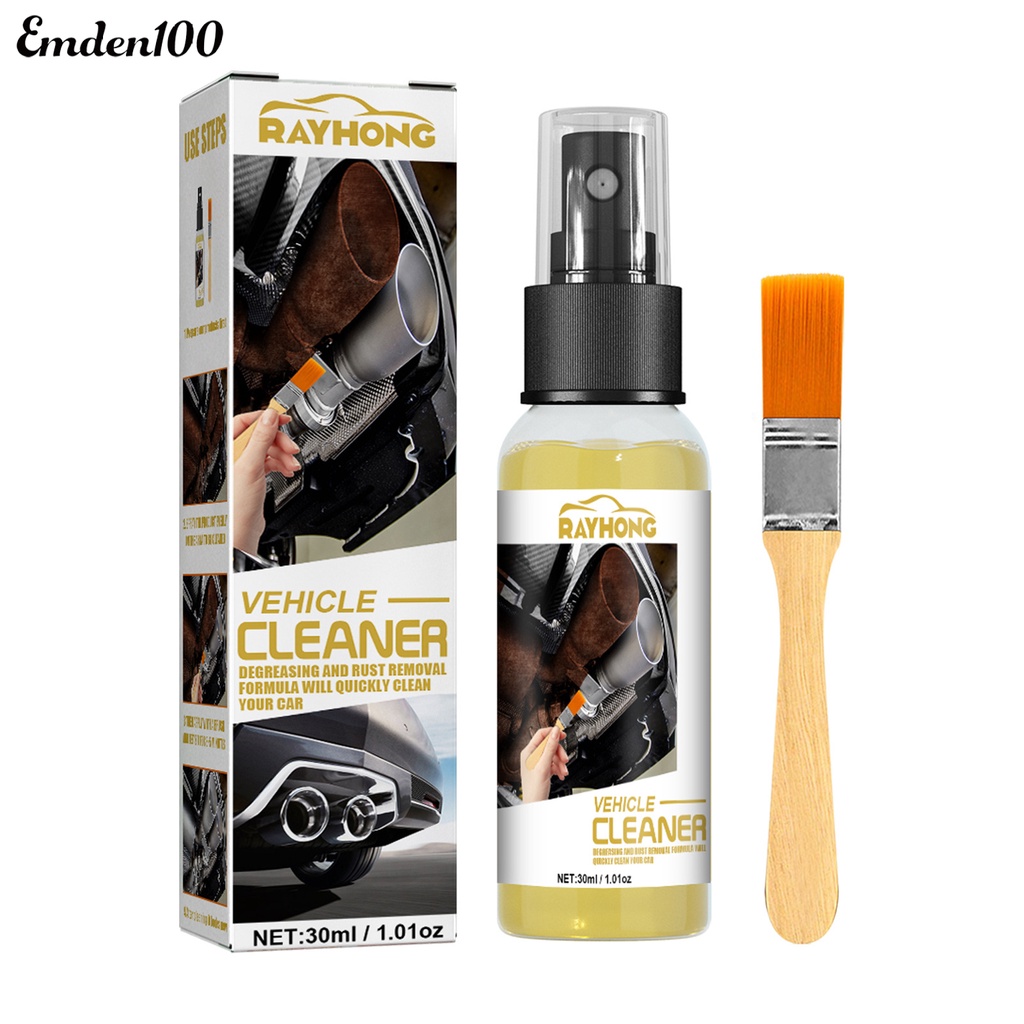 1 Bộ Dụng Cụ Vệ Sinh Vết Rỉ Sét Xe Hơi 30ml Bằng Kim Loại Mạ Chrome Tiện Dụng