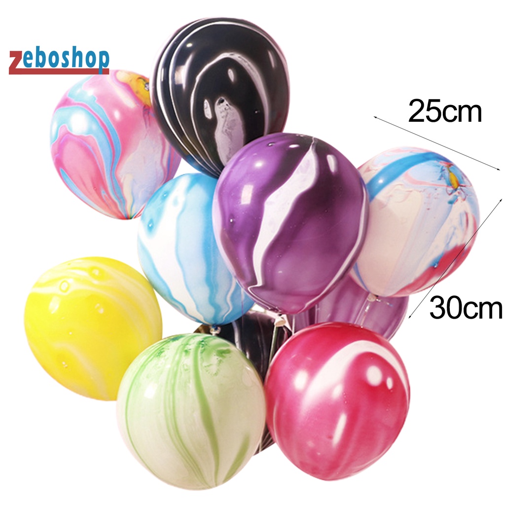 Set 10 Bong Bóng 12 inch Bằng Latex Dày Dặn Chống Nổ Trang Trí Tiệc Sinh Nhật / Lễ Hội