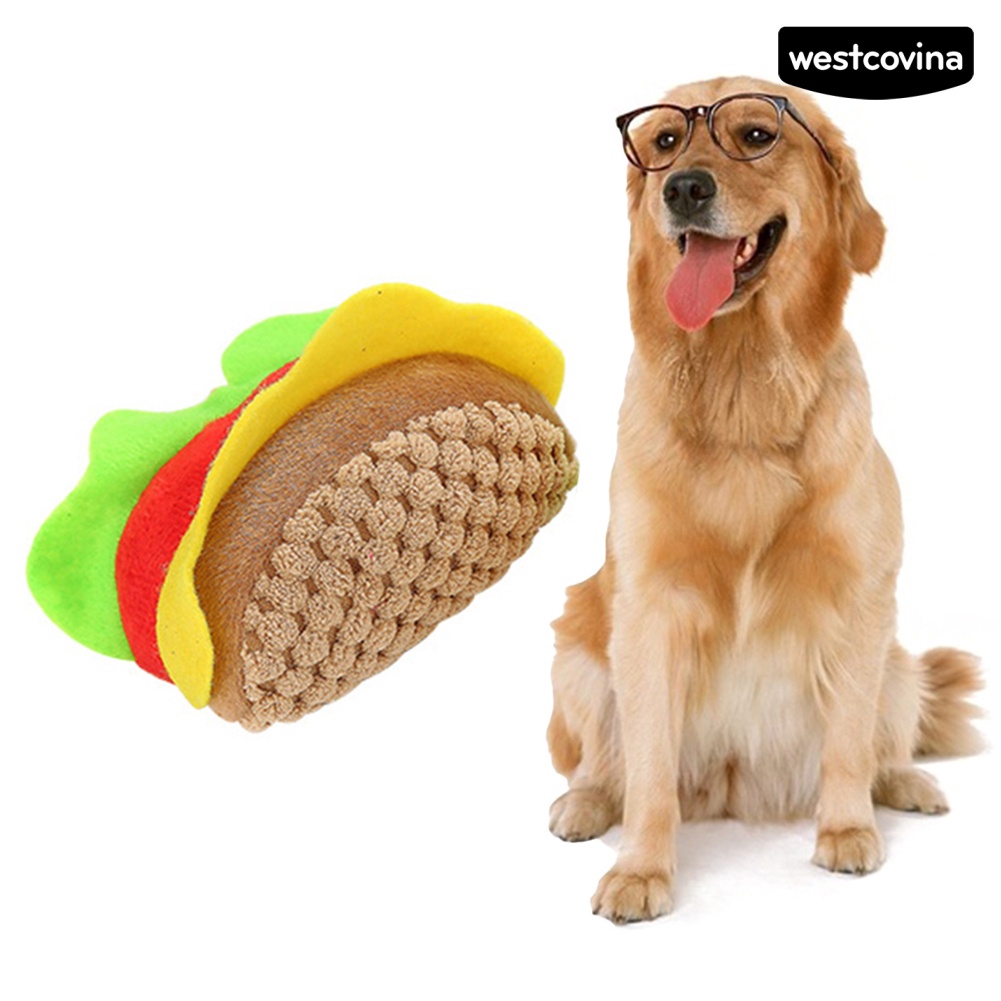 [COD]♞Đồ Chơi Nhồi Bông Hình Hamburger Chống Cắn Cho Mèo Cưng