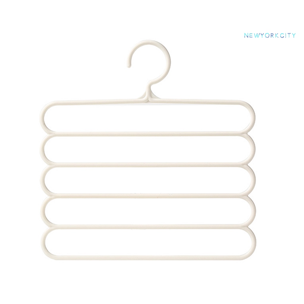 Móc Treo Quần Áo Bằng PP Nhiều Tầng Chống Trượt Tiết Kiệm Không Gian Tiện Dụng