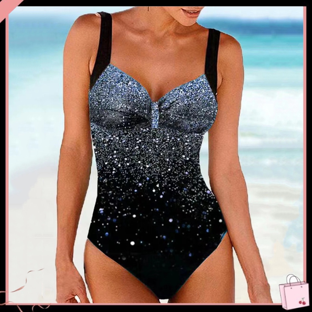 Đồ Bơi Một Mảnh Tam Giác Một Mảnh Nâng Ngực Màu Đen Quyến Rũ Cho Nữ