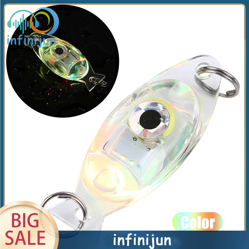 Mồi Giả Nhử Cá Mini Có Gắn Đèn Led