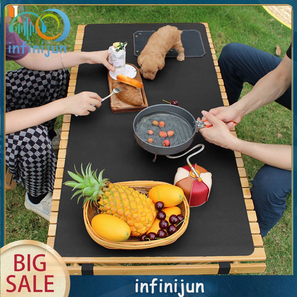 Thảm Da PU Lót Bàn Ăn Chống Thấm Nước Tiện Dụng Mang Theo Du Lịch Cắm Trại