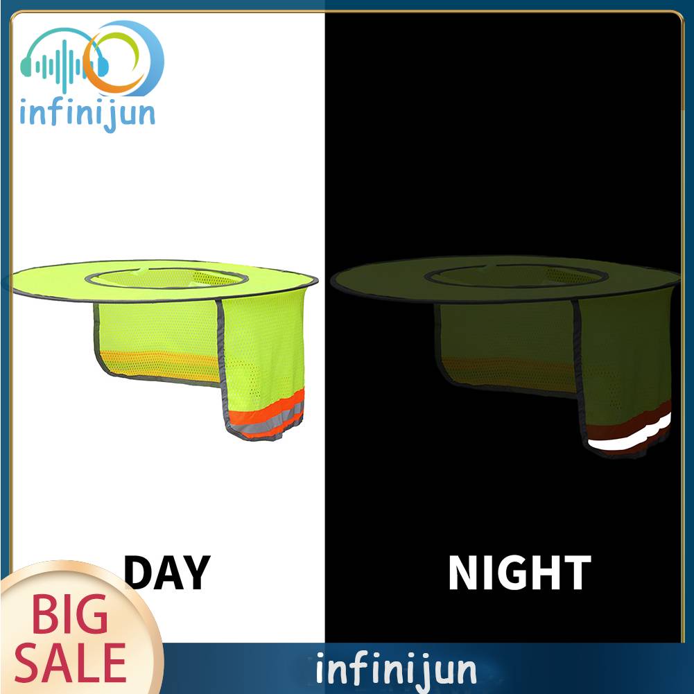 Mũ Cứng Che Cổ Chống Nắng Bảo Vệ Khi Xây Dựng