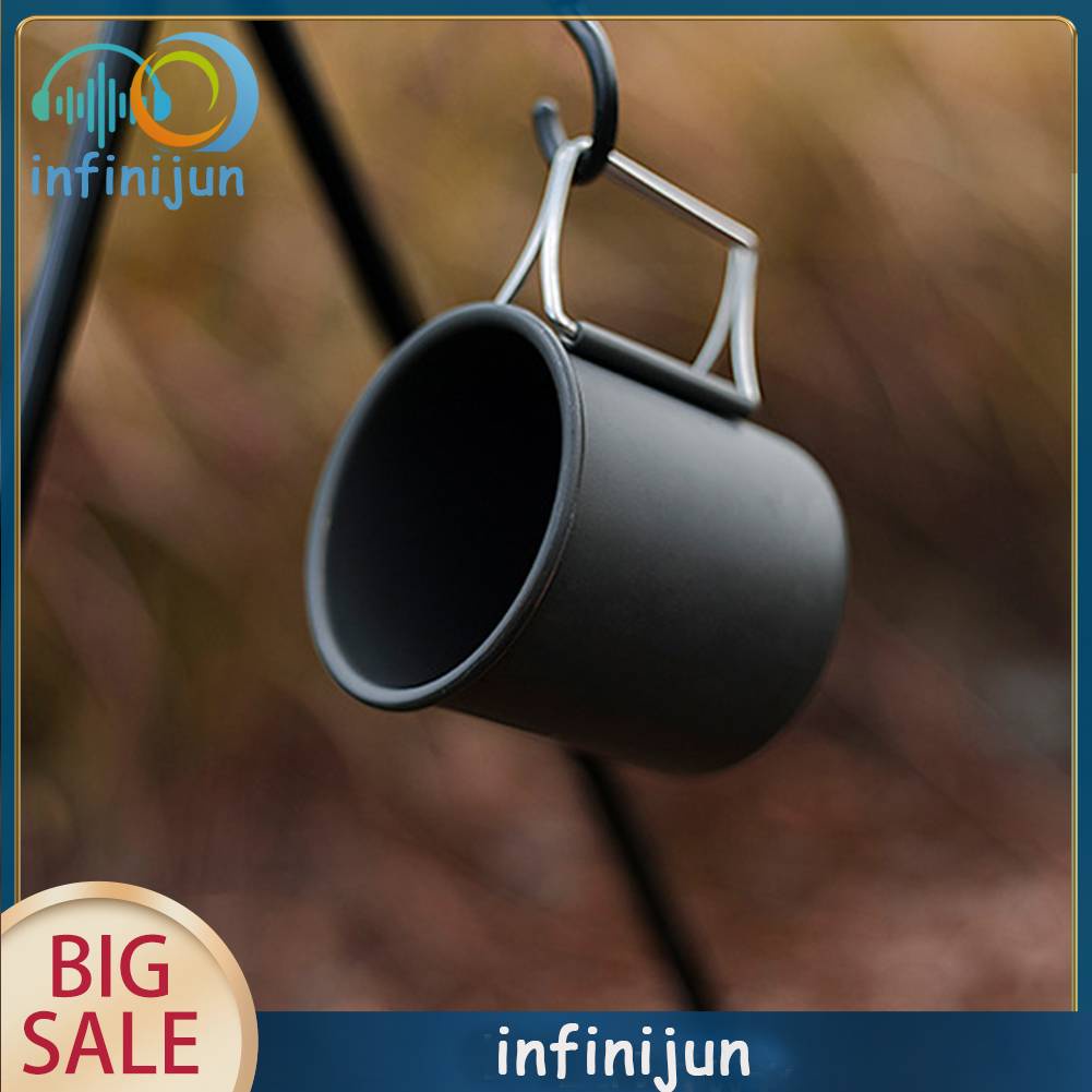 Cốc Uống Nước Bằng Nhôm Dung Tích 300ml Tiện Dụng Mang Theo Du Lịch Leo Núi