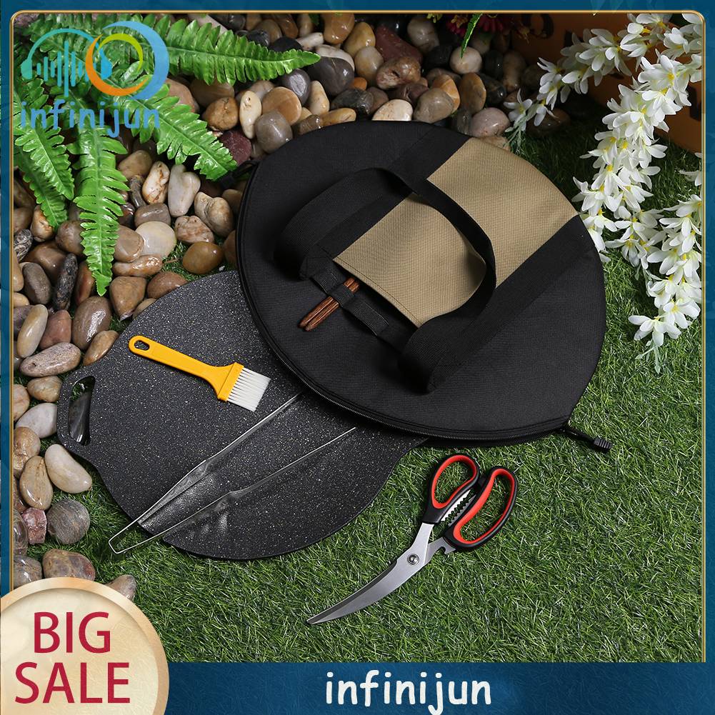 Vỏ Bọc Chảo Nướng BBQ Tiện Dụng Khi Đi Dã Ngoại