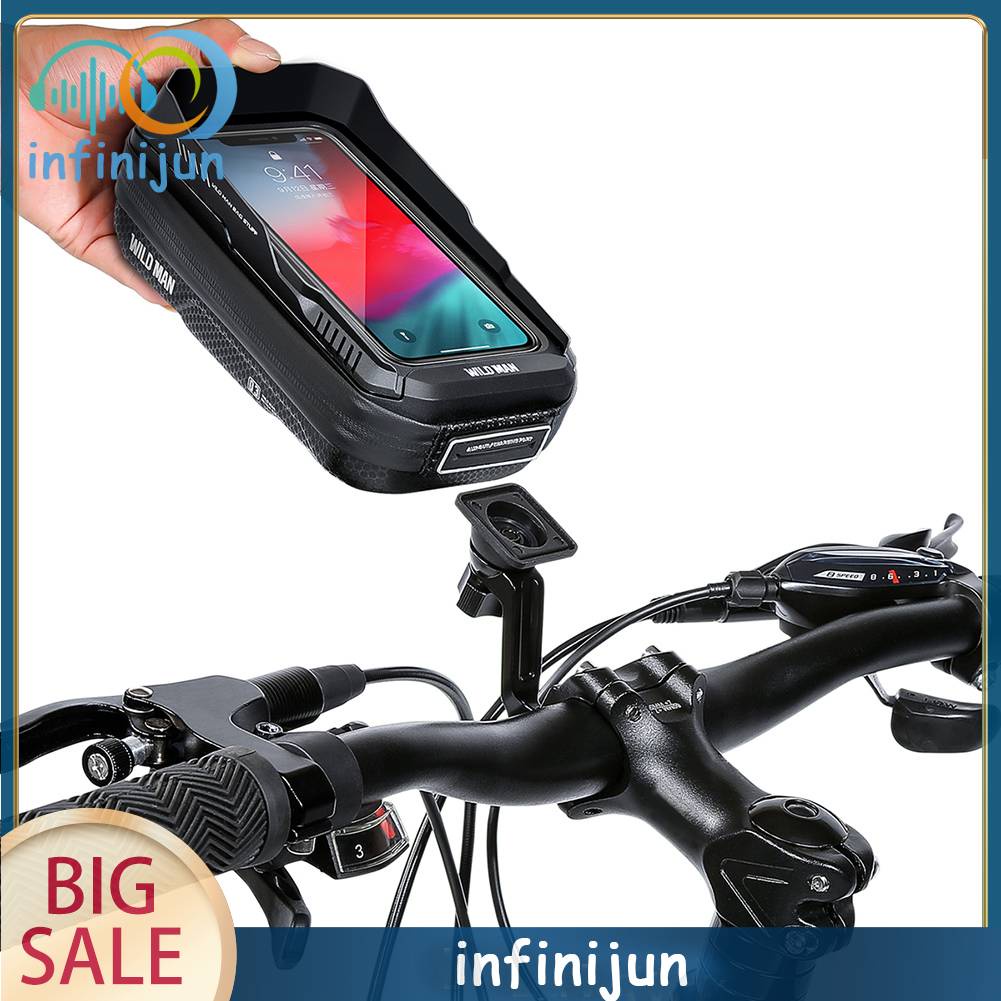 Túi Đựng Điện Thoại Gắn Tay Lái Xe Đạp Bằng EVA Cứng Chống Thấm Nước