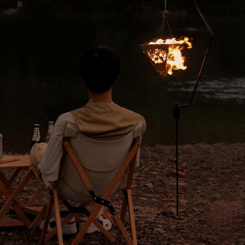 Khung Bếp Than Đứng Tiện Lợi Khi Đi Cắm Trại