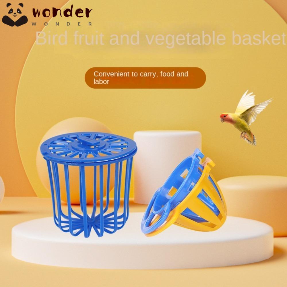 Set 4 Đồ Chơi Đựng Trái Cây / Thức Ăn Bằng Nhựa Dạng Treo Sáng Tạo Dành Cho Thú Cưng