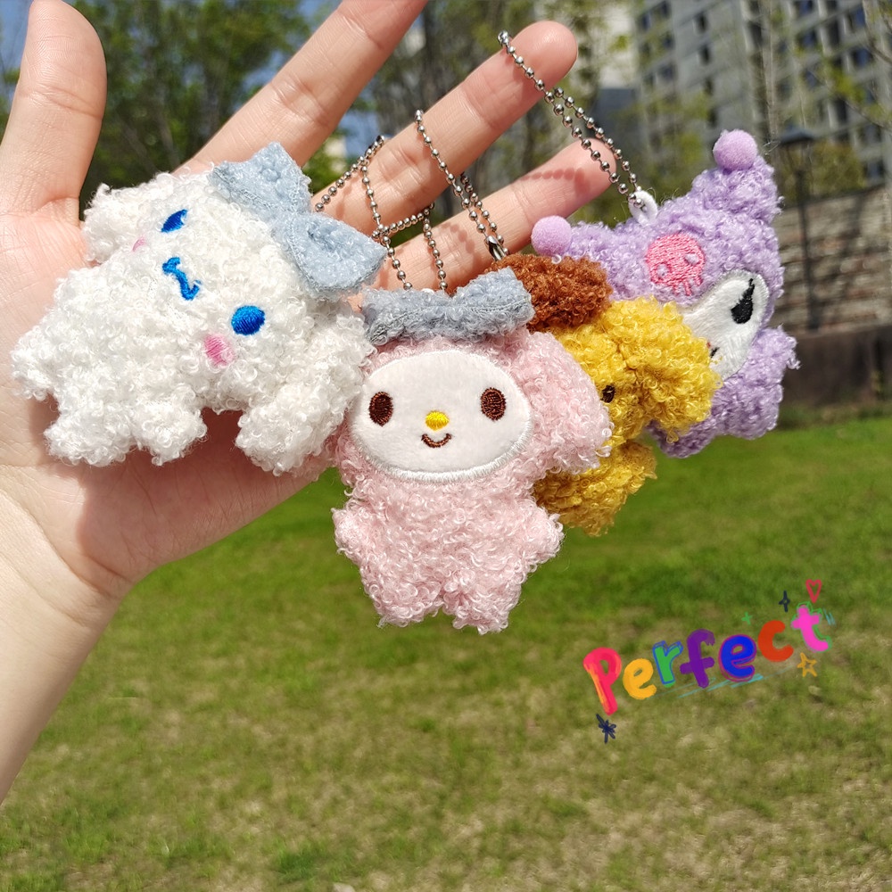 Búp Bê Nhồi Bông Hình Cún Sanrio Kulomi Melody Dễ Thương