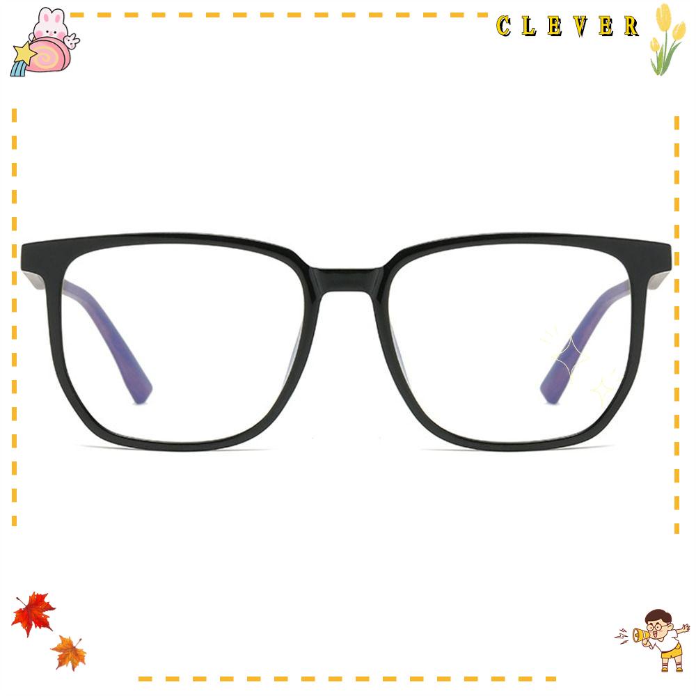 Kính Mát TR90 Gọng Vuông Lớn Chống Ánh Sáng Xanh Chống Tia Sáng Xanh Phong Cách Retro Cho Máy Tính