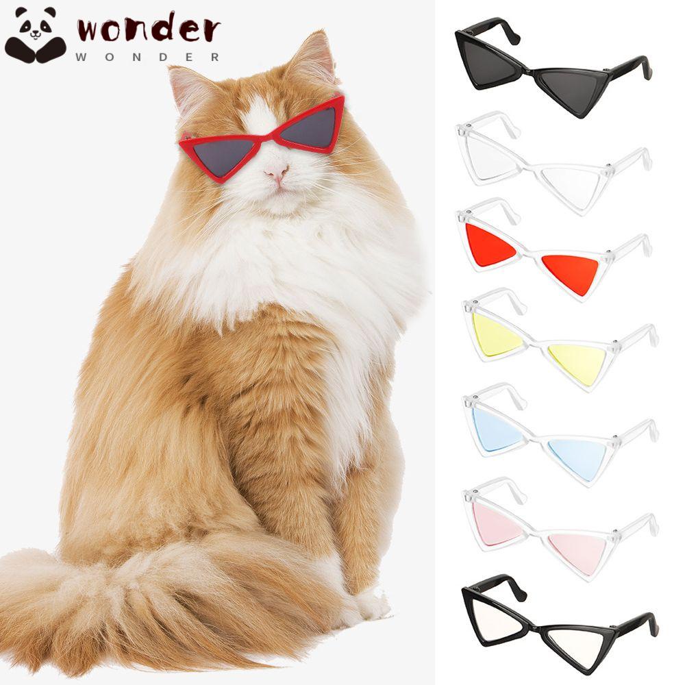 WONDER Kính Mát Gọng Tam Giác Nhiều Màu Cho Thú Cưng