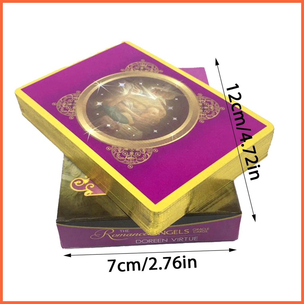 Bài Tarot Oracle Di động Lãng mạn Thiên thần Tâm lý Oracle Deck Trò chơi bài bói toán bí ẩn cho những lời tiên tri Divin