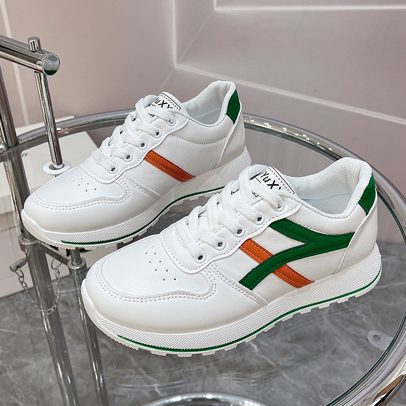 Giày Sneaker Đế Cao Su Thời Trang Phong Cách Hàn Quốc Cho Nữ