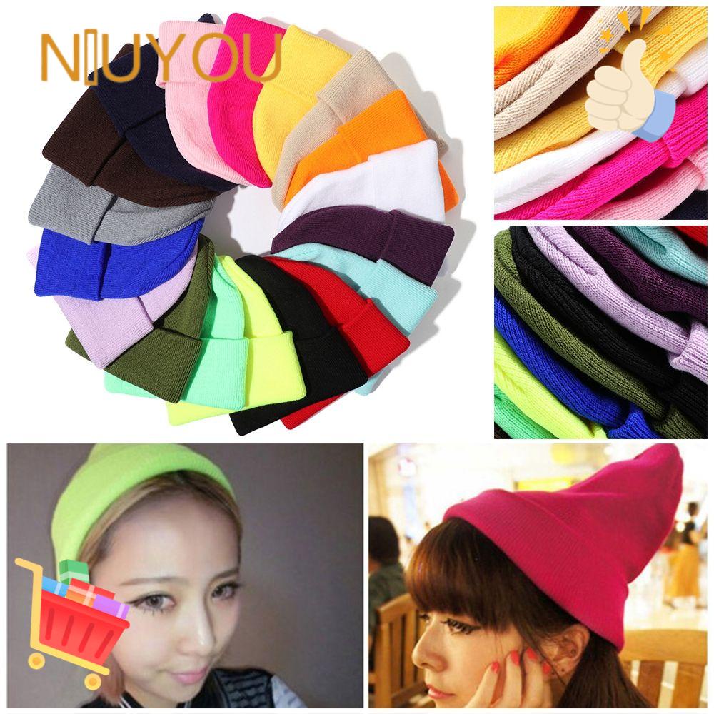 NIUYOU Mũ Len Beanie Nam Nữ Mới