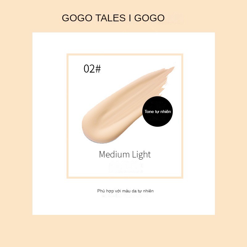 Kem nền kiềm dầu Gogotales Light Transparent