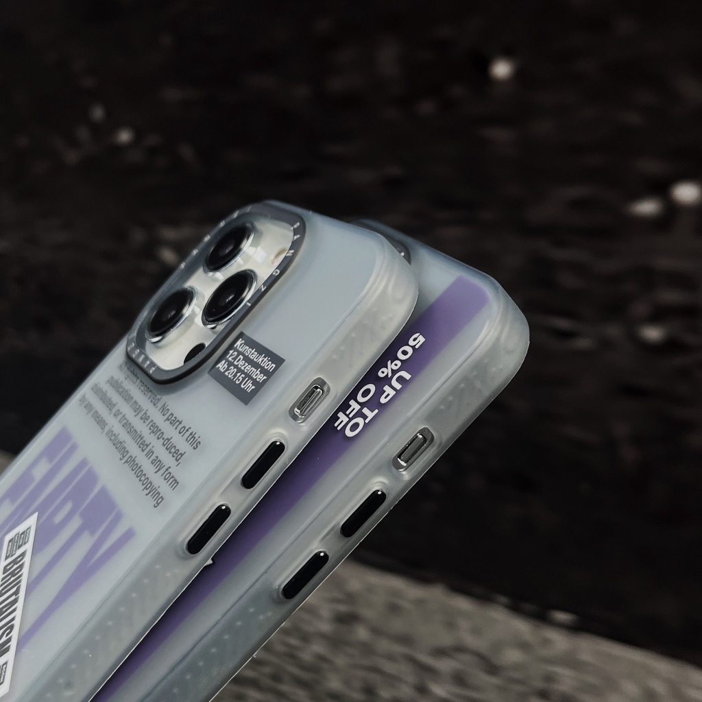 Ốp Điện Thoại Trong Suốt Màu Đen Nhám Chống Sốc Cho IPhone 14 13 12 11 Pro Max