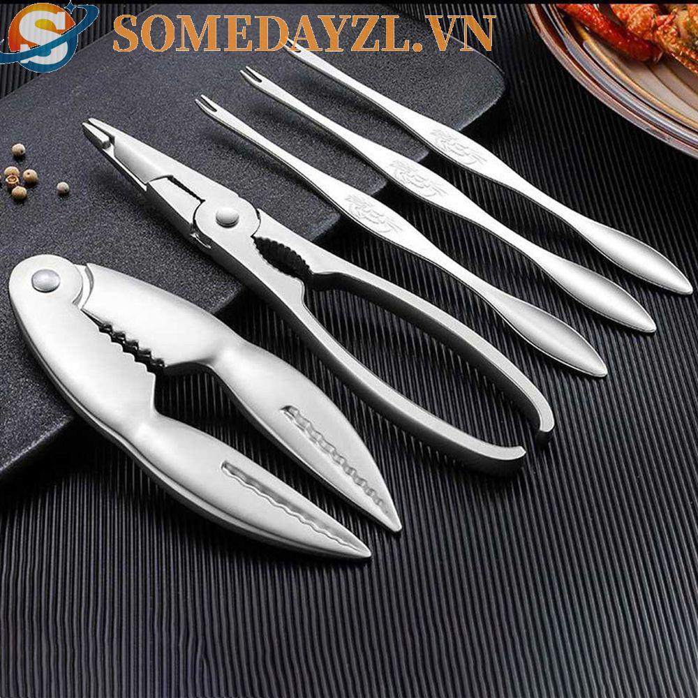 SOMEDAYZL Bộ Dụng Cụ Kẹp Càng Cua Bằng Hợp Kim Kẽm Tiện Dụng