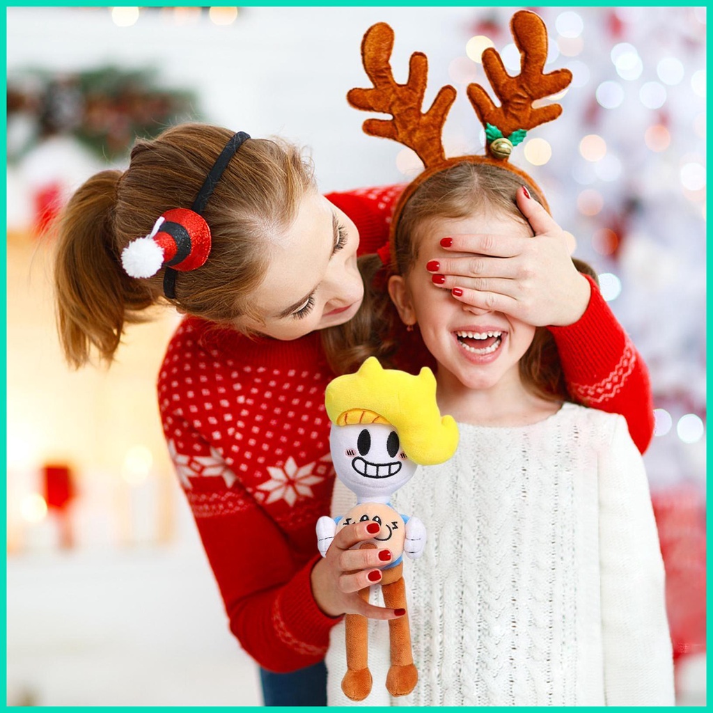 Thú Nhồi Bông Hình Nhân Vật Bryson Và Ham Plushie Tóc Vàng Dễ Thương