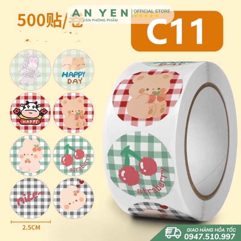 Sticker khen thưởng  tạo hứng thú cho bé học tiếng Anh hàng loại dày, in sắc nét