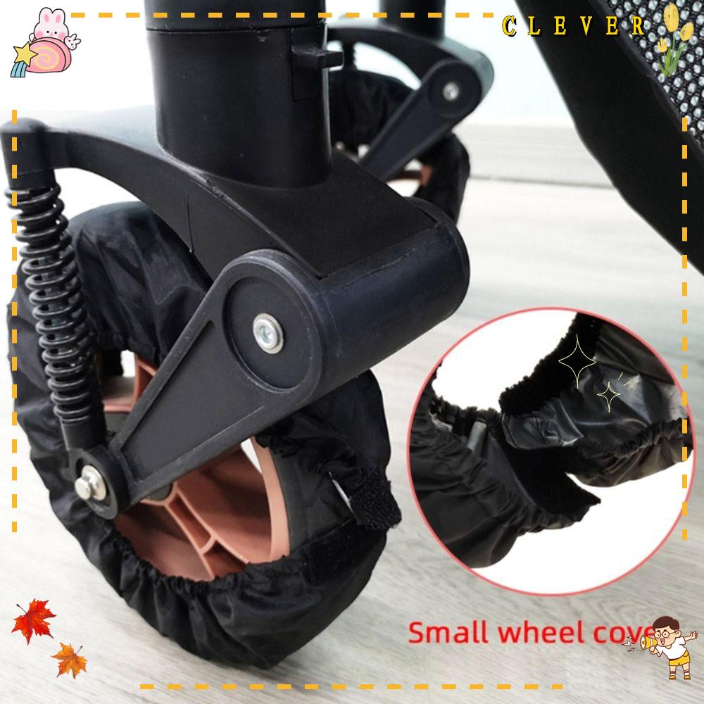 CLEVER Vỏ Bọc Bánh Xe Đẩy Em Bé Bằng Vải Oxford Chống Bụi