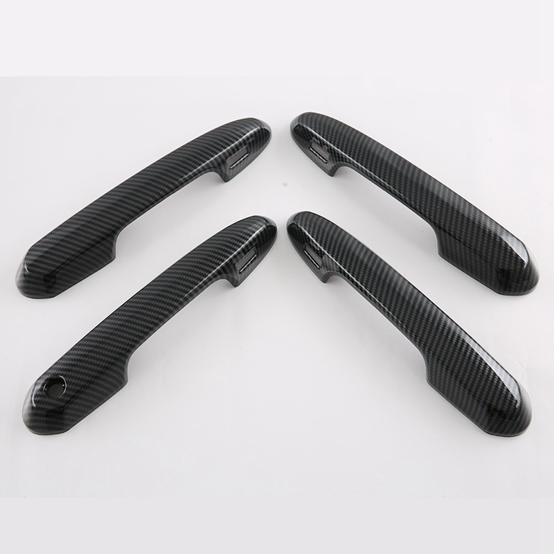 Miếng Dán Tay Nắm Cửa Xe Hơi Họa Tiết Sợi Carbon Sang Trọng Cho Toyota Land Cruiser Lc300 2022 2023