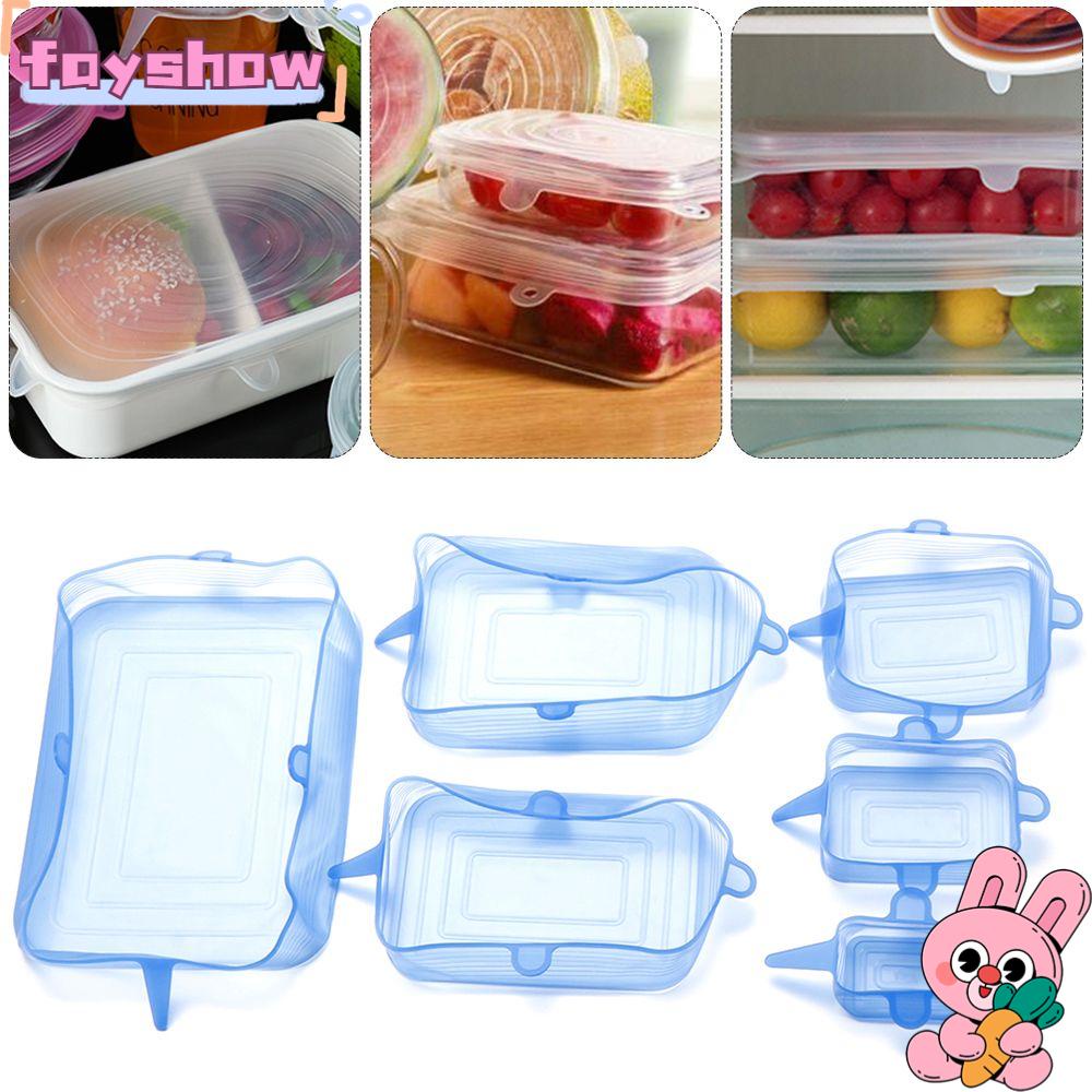 FAY Nắp Đậy Tô Hình Tròn / Vuông 4 Màu Tùy Chọn Tiện Dụng Cho Nhà Bếp