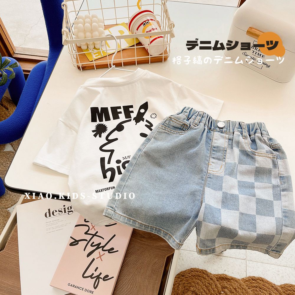 Quần Short Denim Thời Trang Mùa Hè Dễ Phối Đồ Cho Bé Trai