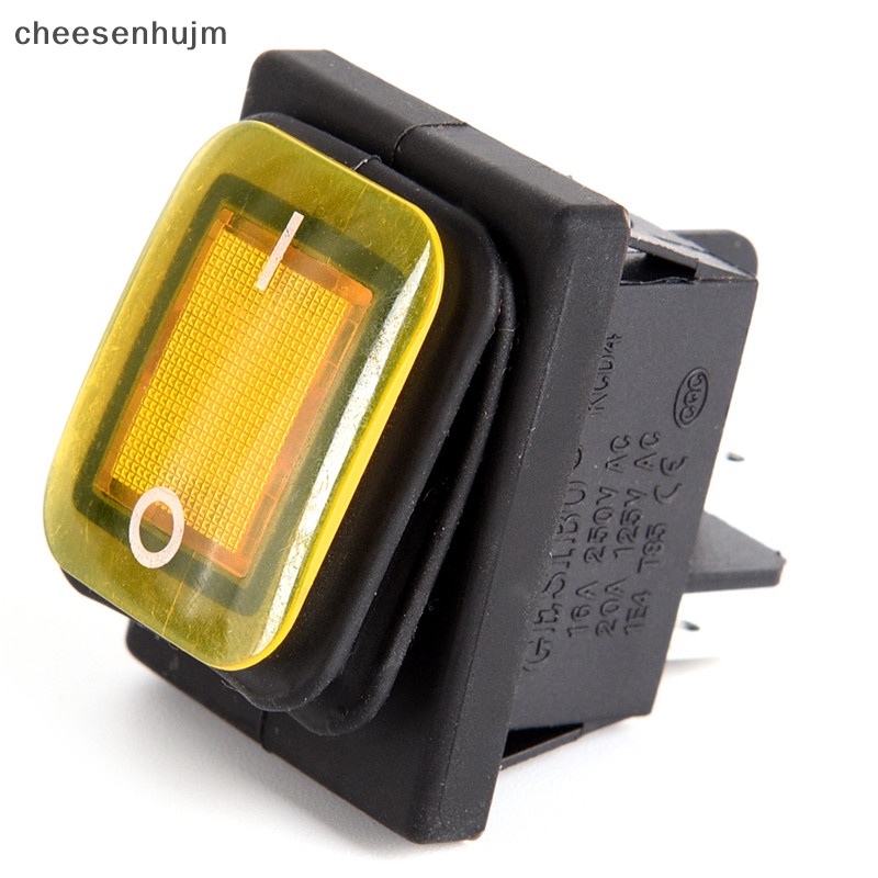 Công Tắc 4 Chấu 12V Có Đèn LED Chống Nước Cho Xe Hơi / Tàu Thuyền