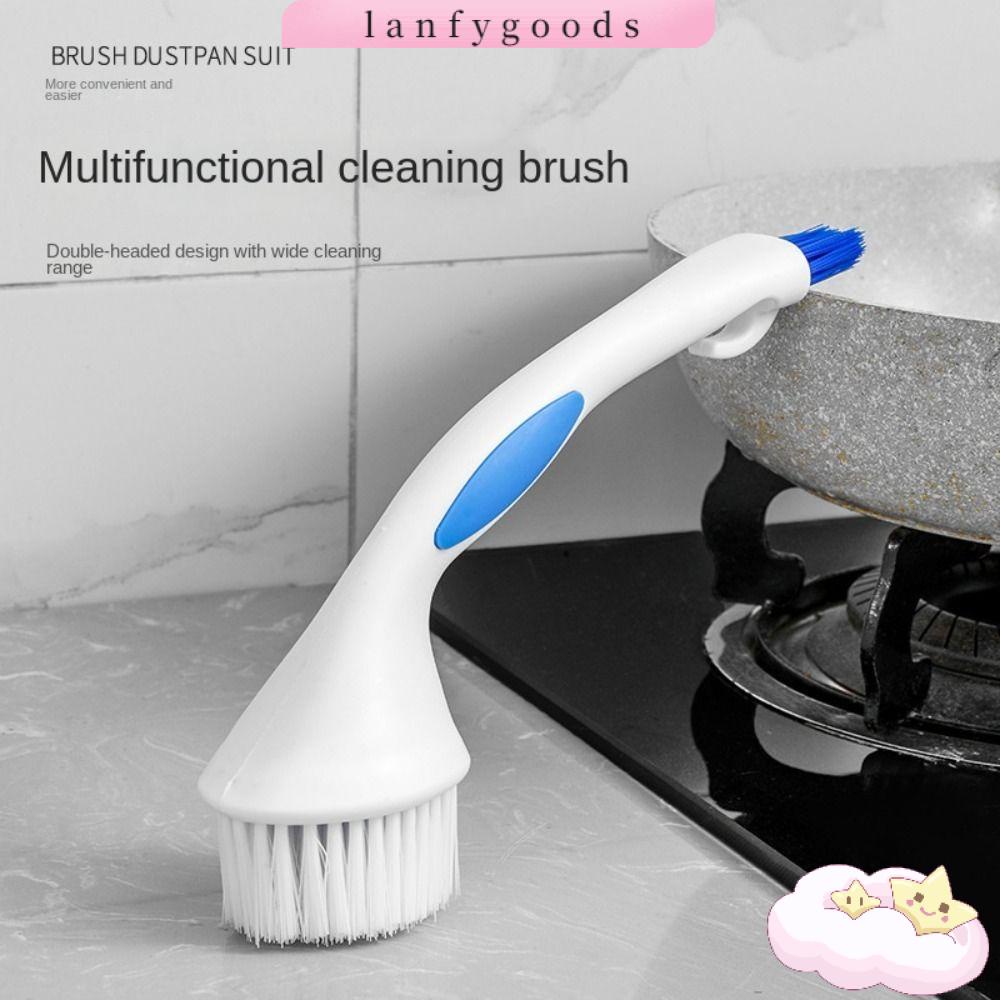 LANFY Bàn Chải Chà Rửa Chén Đĩa Với Tay Cầm Dài Mới
