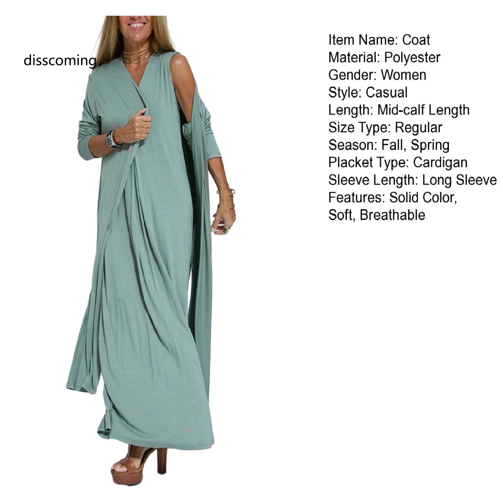 Áo Khoác Thời Trang Dạo Phố Cá Tính SL SL SL| Đầm Cardigan Tay Dài Dáng Rộng Thời Trang Công Sở Mùa Hè Thu Cho Bạn Gái