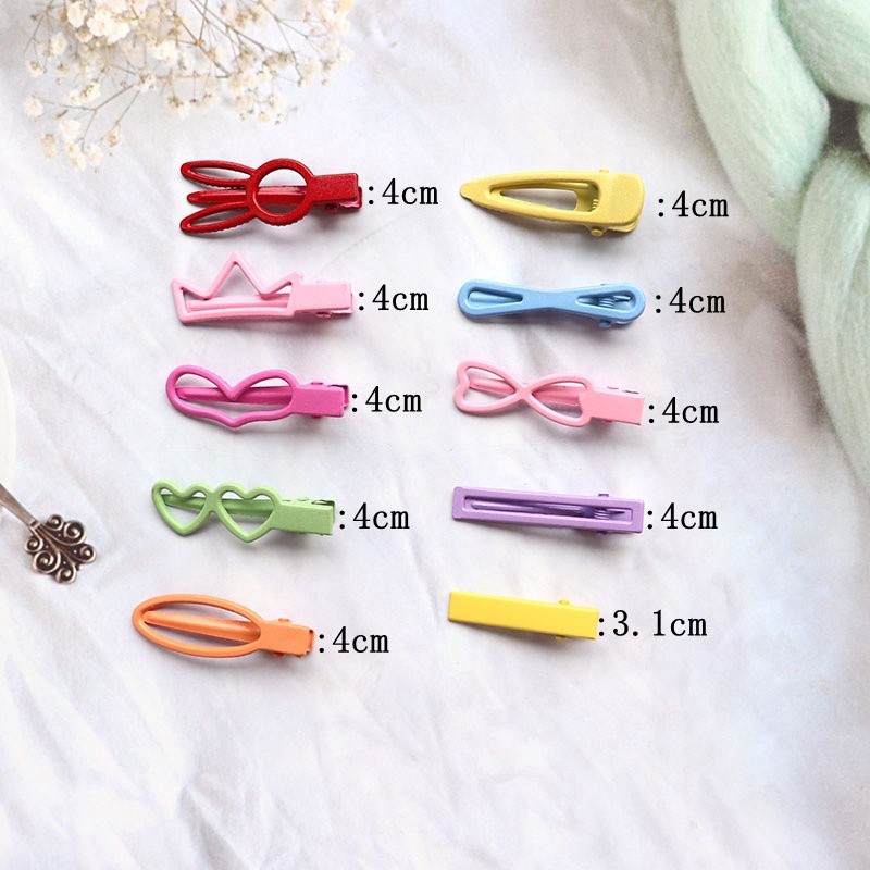 Kẹp Tóc Mái Bên Màu Kẹo Ngọt Ngào Đơn Giản Phong Cách Nhật Hàn Dễ Thương Cho Nữ