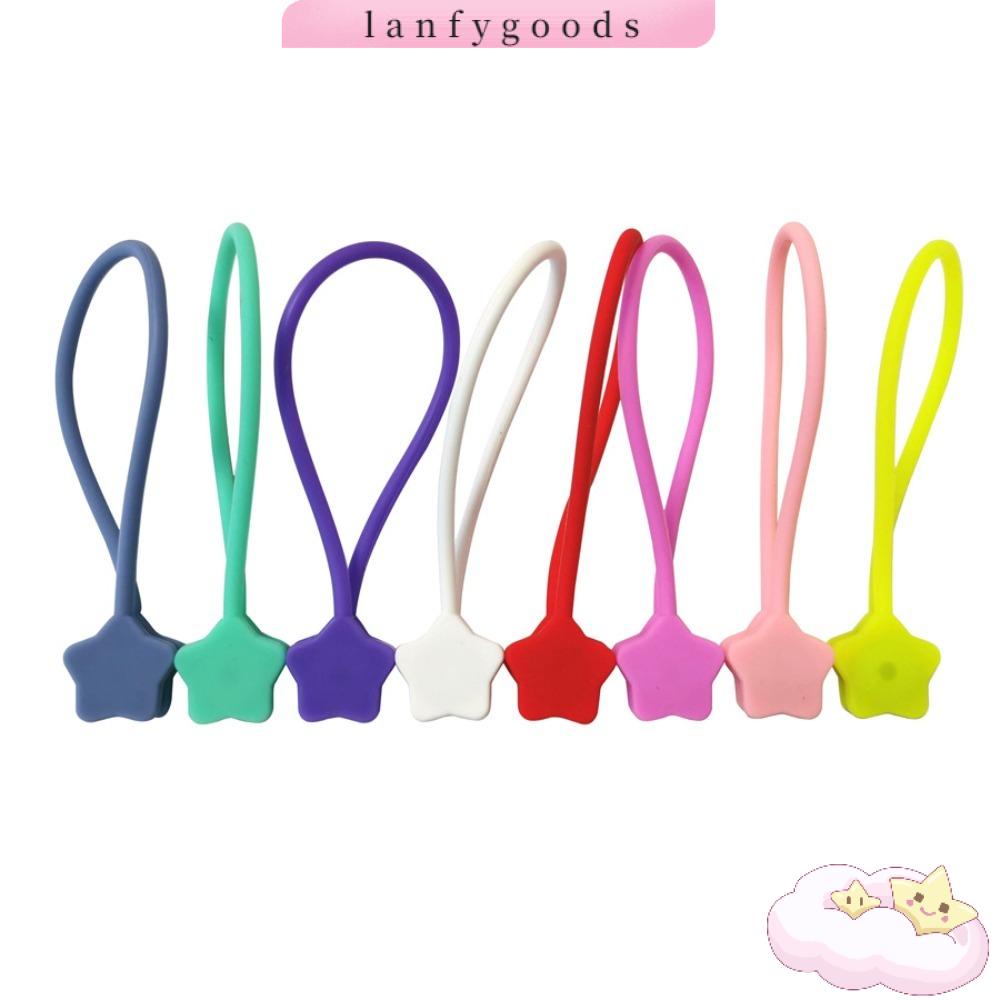 LANFY Kẹp Cố Định Dây Cáp / Điện Thoại Hình Ngôi Sao