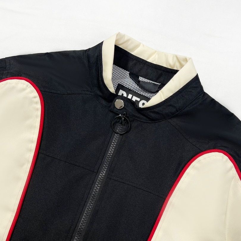 Diesel nam và nữ cùng màu phù hợp với áo khoác xe máy áo khoác chống gió all-match thời trang