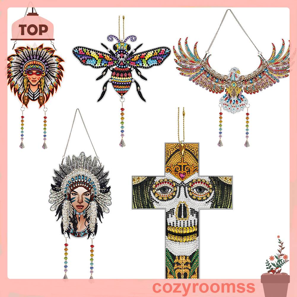 Mặt Dây Chuyền Tròn Bằng Resin Đính Đá DIY Dùng Trang Trí Tiệc Sinh Nhật / Lễ