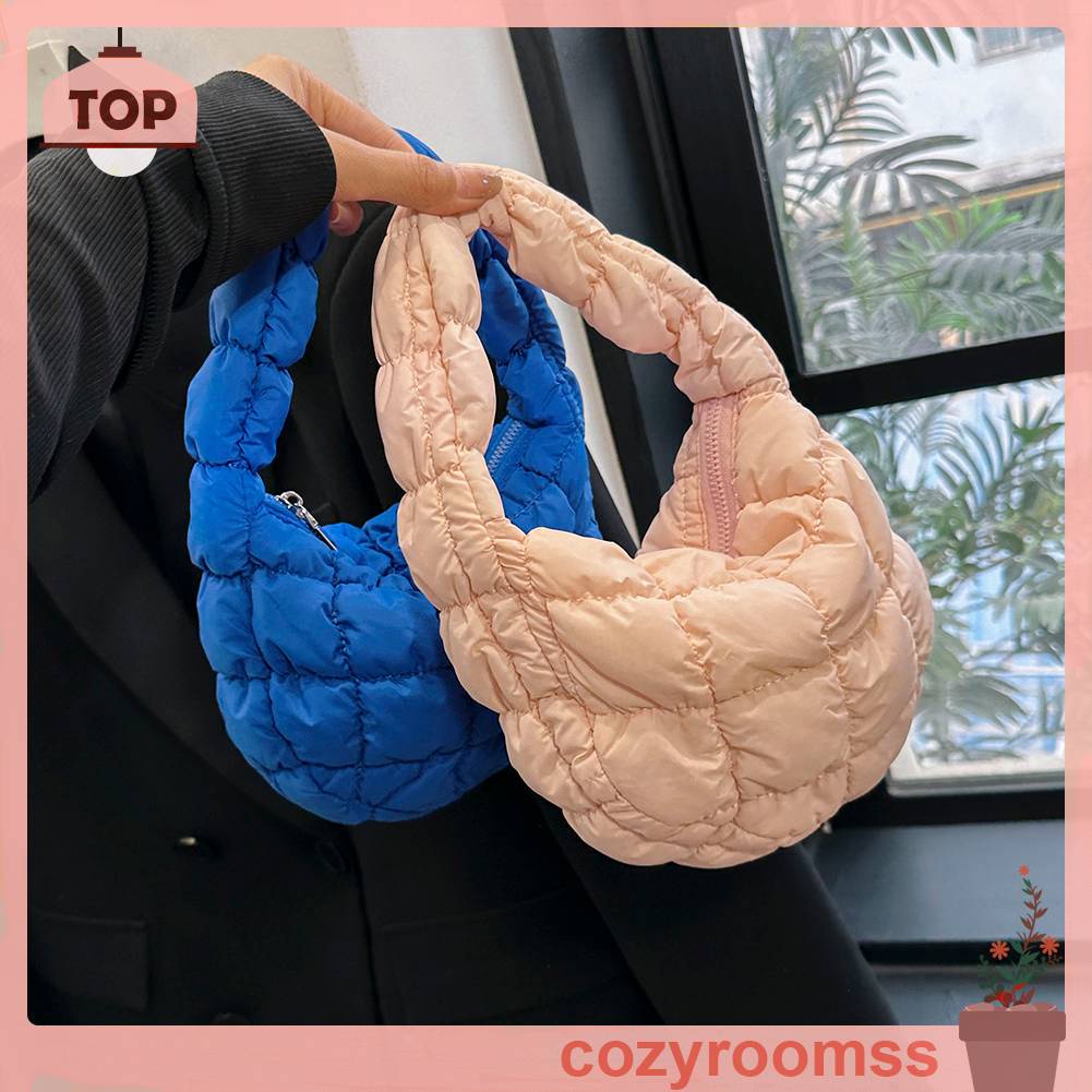 Túi Xách Tote Hình Đám Mây Xếp Ly Siêu Nhẹ Thời Trang Cho Nữ