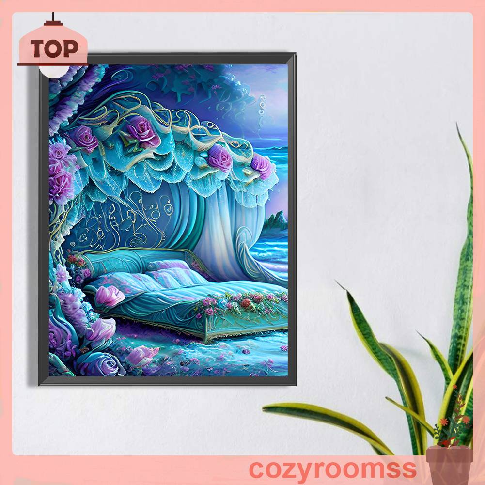 Tranh Đính Đá Kim Cương Toàn Bộ 5D DIY Hình Vẽ Công Chúa