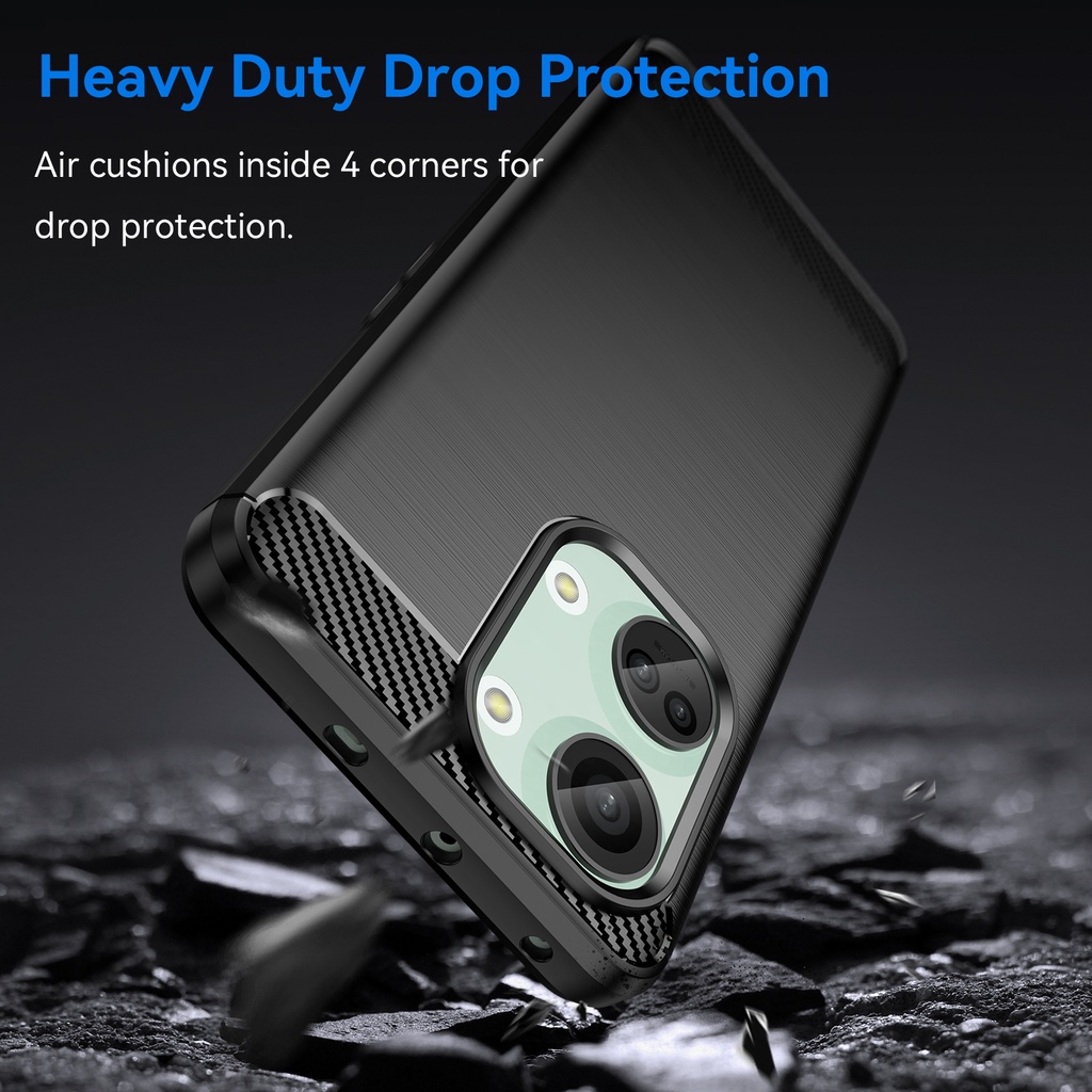 Ốp Điện Thoại Silicone Mềm Họa Tiết Sợi Carbon Cho Oneplus Nord 3 5G / Oneplus Nord 3