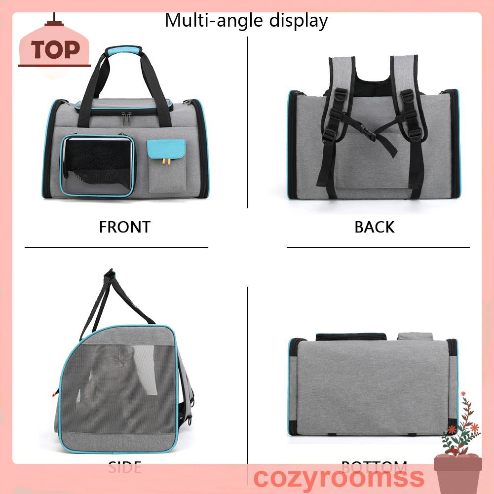 Ba Lô Lưới Thoáng Khí Gấp Gọn Được Cho Mèo