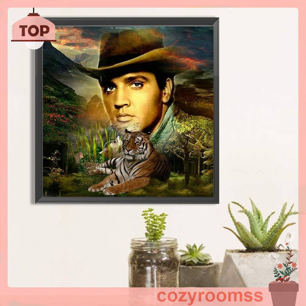 Tranh Đính Đá Kim Cương Toàn Bộ 5D DIY Hình Vẽ Presley