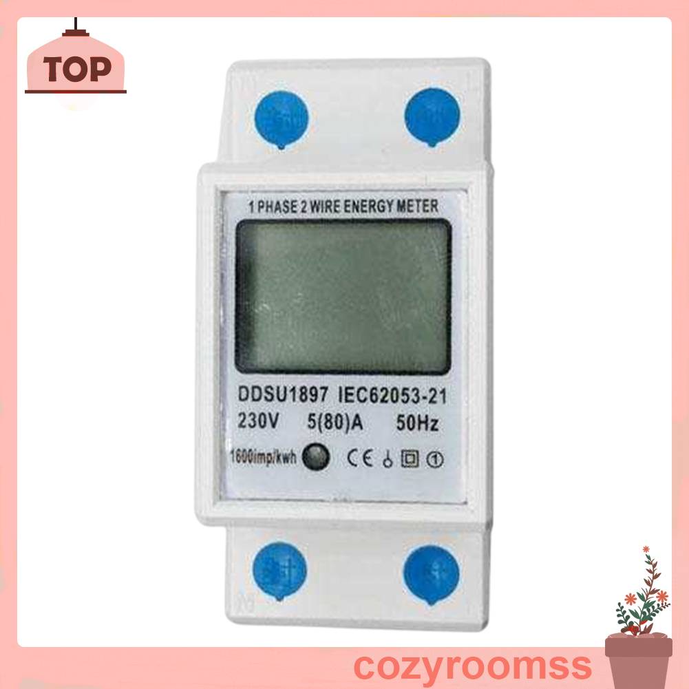 Đồng Hồ Đo Năng Lượng Kỹ Thuật Số AC 230V 5-80A