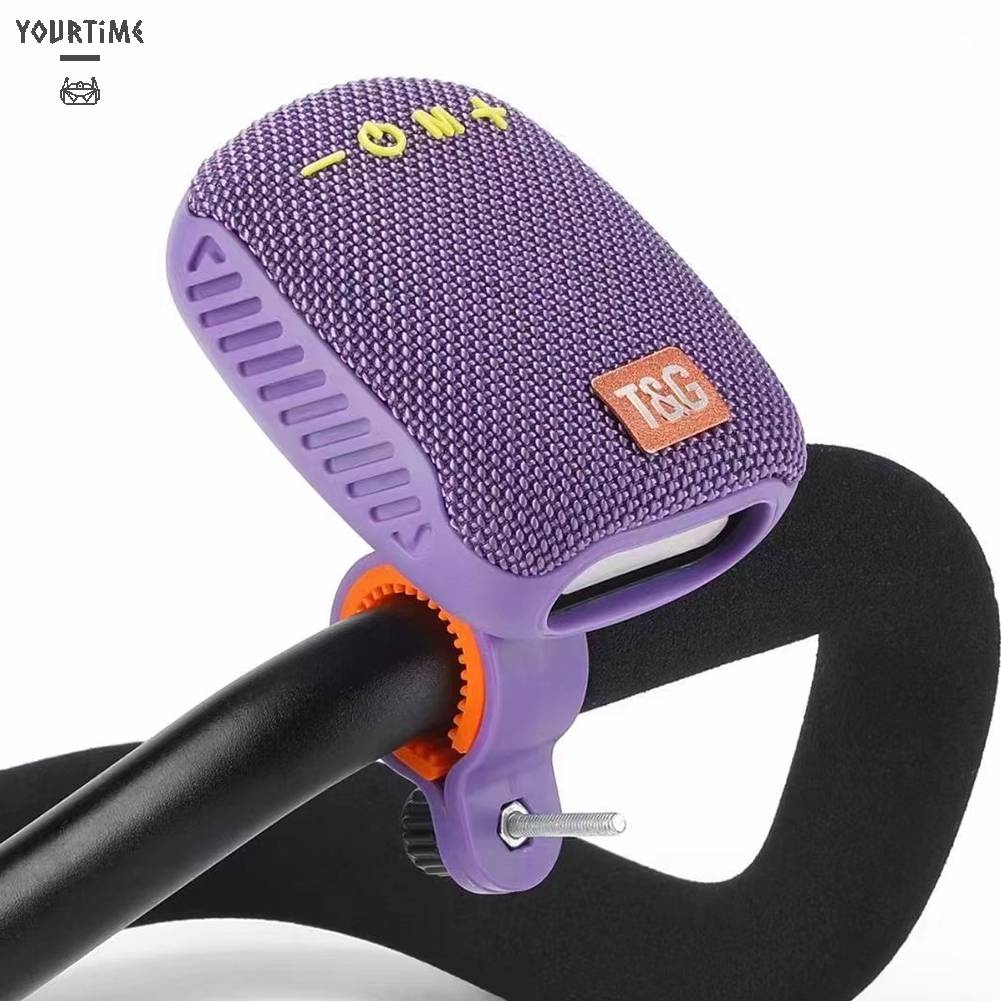 Loa Bluetooth Kiêm Đài FM Cổng Sạc USB Gắn Tay Cầm Tiện Lợi