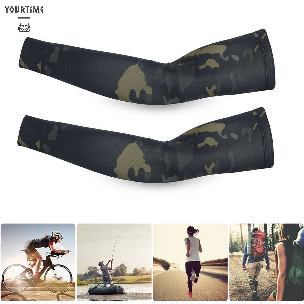 1 Đôi Găng Cánh Tay Chống Nắng Và Tia UV Thoáng Khí Dành Cho Nam Lái