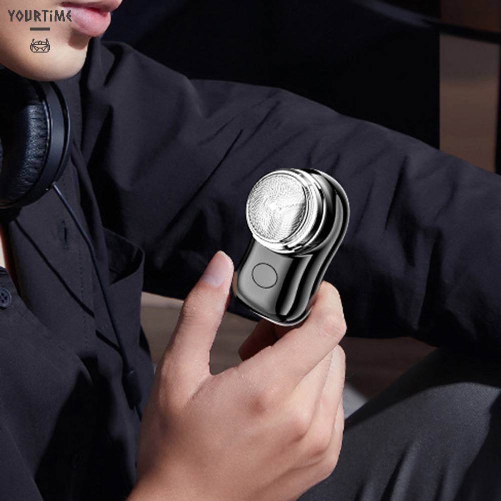 Bộ Máy Cạo Râu Chạy Điện Mini Gọn Nhẹ Tiện Dụng