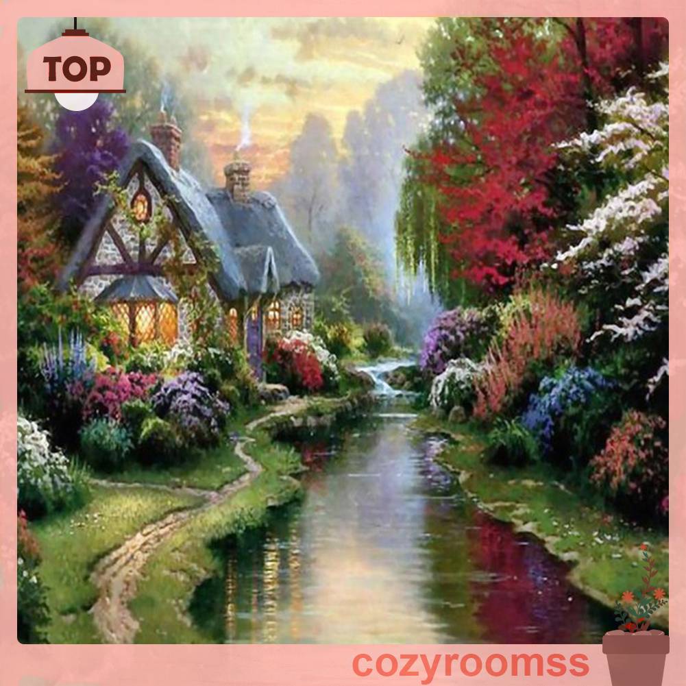 Tranh Đính Đá Kim Cương Toàn Bộ 5D DIY Hình Vẽ Nghệ Thuật Trang Trí Nhà Cửa