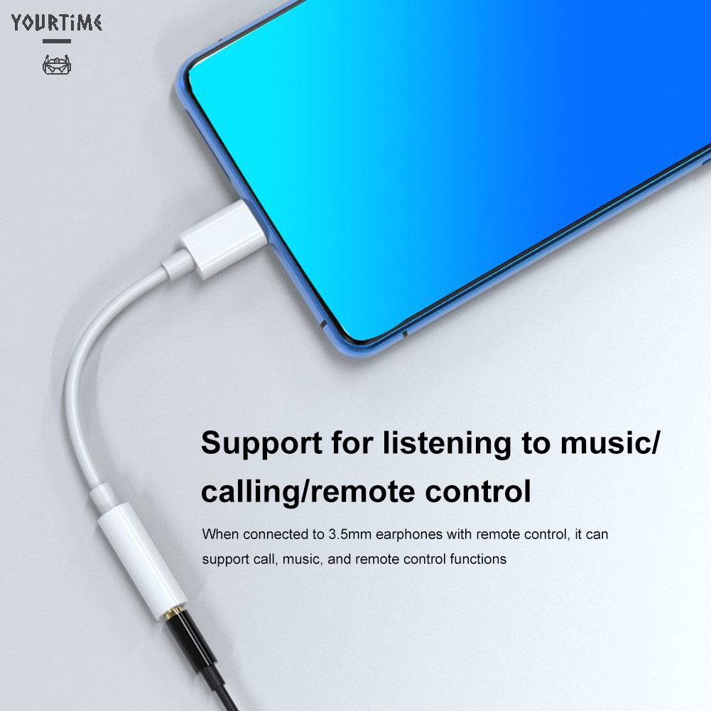 Cáp ChuyểN ĐổI 3.5mm Sang Type-C 10cm Sang 3.5mm Cho ĐiệN ThoạI