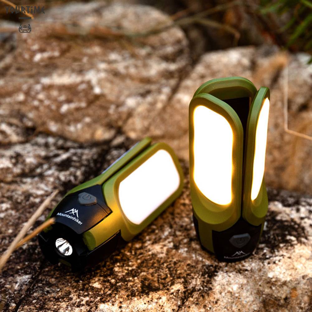 Đèn Cắm Trại 1600mAh Sử Dụng Năng Lượng Mặt Trời Chống Thấm Nước 160LM