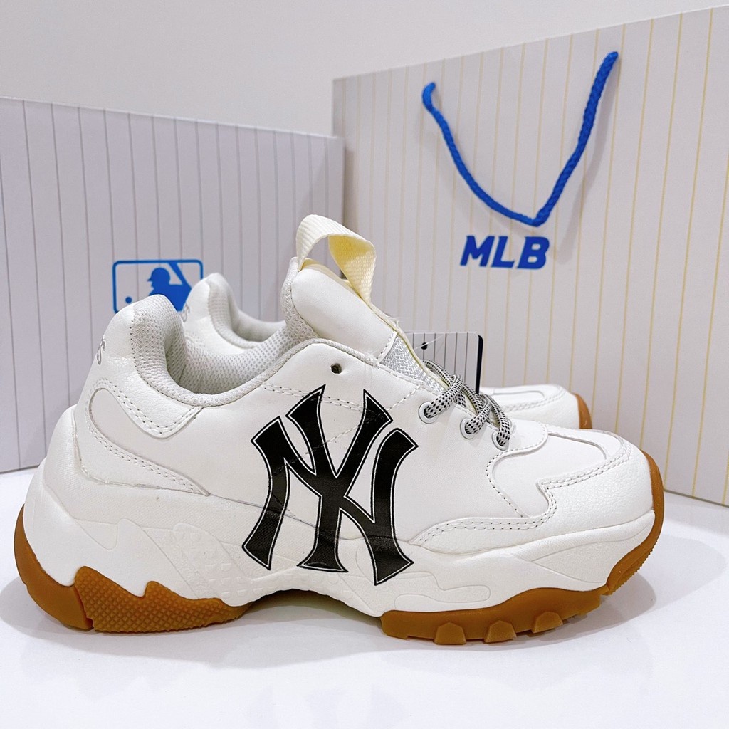 Giày thể thao mlb NY đế nâu, LA, BOSTON BIG BALL hàng 11 đế tách, giày sneaker nam nữ chuẩn BẢN TRUNG FULL BILL BOX